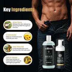 Skin Elements etiqueta con ingredientes naturales y pH equilibrado como ventaja