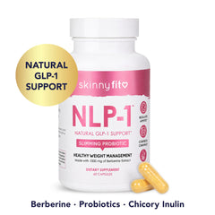 SkinnyFit capsule close-up highlighting smooth texture and easy daily dosing benefit