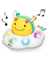 Skip Hop front packaging showing bee toy and benefits