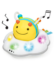 Skip Hop front packaging showing bee toy and benefits