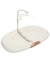 Skip Hop front view of oat changing pad showing size and cushioned contour benefits