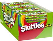 Skittles pack frontal mostrando paquetes individuales y conveniencia de compartir