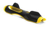 SKLZ vista frontal del entrenador enganchado al grip mostrando alineación correcta