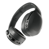 Skullcandy Crusher Evo front view showing sleek True Black finish and comfortable ear cups