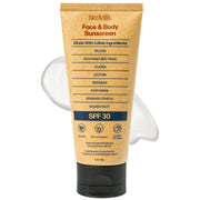 Sky and Sol front packaging showing SPF 30 and reef-safe benefit