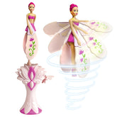 Sky Dancers Fuchsia Fantasy front packaging showing colorful toy and benefits
