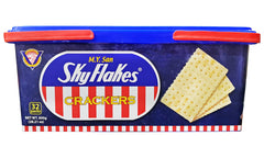 Skyflakes paquete abierto con porciones individuales para fácil conservación
