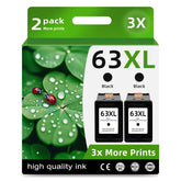 Skyink cartucho 63XL frontal mostrando el embalaje y ahorro