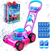 Sloosh front view showing colorful mower and bubble outlet for instant fun