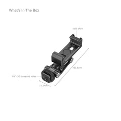 SMALLRIG primer plano de articulación ajustable para precisión de ángulo
