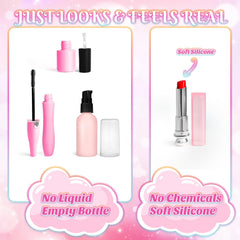 Smallzi bolso portable con asa para transportar juego de maquillaje