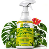 Smart Grower envase frontal de Neem Oil con menta, presentación clara y tamaño