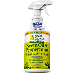 Smart Grower botella frontal mostrando etiqueta y formato 16 oz, claridad del producto