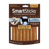 SmartBones SmartSticks frente del paquete mostrando 12 unidades y conveniencia