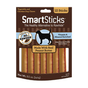 SmartBones SmartSticks frente del paquete mostrando 12 unidades y conveniencia