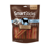 SmartBones front packaging showing 25-count peanut butter chews for convenience