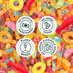 SmartSweets bolsa en mochila lista para llevar, conveniencia y porción controlada