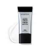 Smashbox frasco frontal mostrando diseño y ventaja de duración