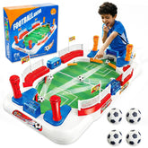 SMILESSKIDDO front view of mini foosball table showing full playfield and players for exciting matches