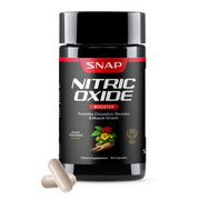 Snap Supplements bottle front view showing clean vegan nitric oxide support