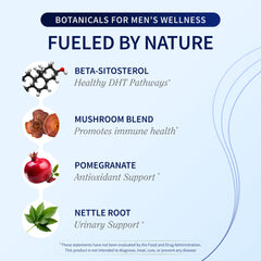 Snap Supplements foco en ingredientes prostáticos, apoyo a la función urinaria