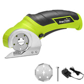 SnapFresh vista frontal del cortador verde con diseño compacto y control seguro