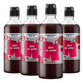 SodaStream vista frontal del empaque mostrando cuatro botellas y beneficios