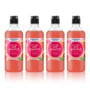 sodastream pack frontal de cuatro botellas pomelo para múltiples bebidas