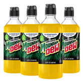 SodaStream front packaging showing four Mountain Dew Zero Sugar bottles and convenience