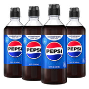 sodastream botella Pepsi frontal mostrando el pack para ahorros y sabor auténtico