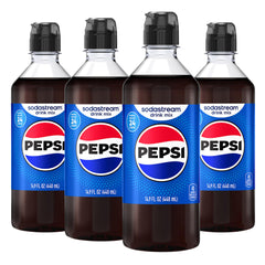 sodastream botella Pepsi frontal mostrando el pack para ahorros y sabor auténtico