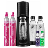 sodastream TERRA front view shows compact design and easy countertop placement benefit