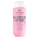 Sol de Janeiro frasco frontal Beija Flor Body Wash mostrando diseño y tamaño