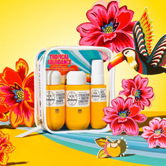 Sol de Janeiro Milky Leave-In en acción aplicando desenredo y protección térmica