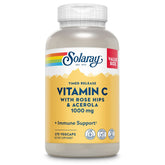 SOLARAY bottle front view showing label and vegan 275 vegcaps benefit