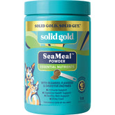 Solid Gold packaging front view showing SeaMeal supplement benefits