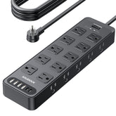Solidock regleta frontal con 20 tomas y 6 puertos USB para múltiples dispositivos