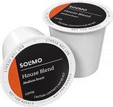 Amazon Brand - Solimo front packaging showing 100-count pod box and clear labeling for value
