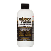 Solution Finish bottle front view showing product and easy handling benefit