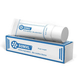SOMXL front packaging showing product name and 0.5 oz size, discreet use benefit