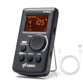 Sondery ProBeat vista frontal con botones y pantalla, práctica precisa