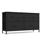 SONGMICS BELLAH front view showing five drawers and sleek modern silhouette for tidy storage