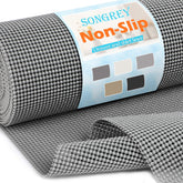 Songrey frente del empaque mostrando rollo gris oscuro y dimensiones claras