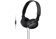Sony MDR-ZX110AP detalle almohadilla acolchada comodidad prolongada