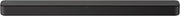Sony S100F front view showing slim profile and speaker grille for clearer TV sound