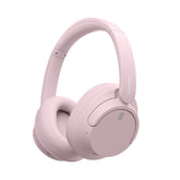 Sony WH-CH720N front view showing compact pink design and comfortable earcups benefit comfort