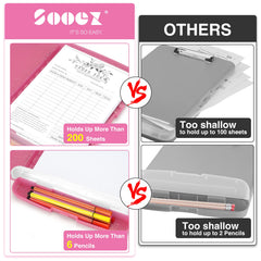 Sooez detalle de purpurina y broche resistente para seguridad