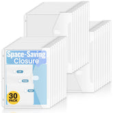 Sooez vista frontal del pack de 30 fundas protege documentos