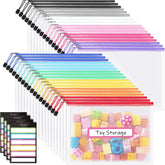 Sooez paquete frontal 36 bolsas multicolor para organización rápida