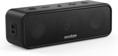 Soundcore 3 frontal mostrando el diseño compacto y ventaja de portabilidad